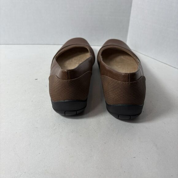 LifeStride Flats Womens Size 8 W Deja Vu Ballet Brown Tan Snake Print A2‎ - Picture 7 of 10